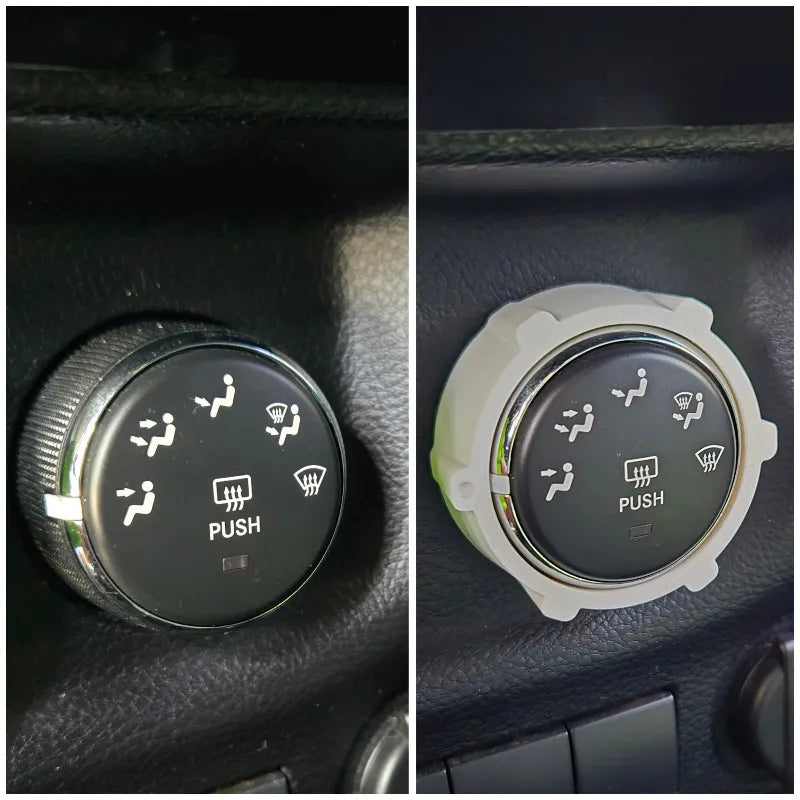 Jeep Wrangler JK/JKU 2012-218 AC Knob Cover - (3 pieces)